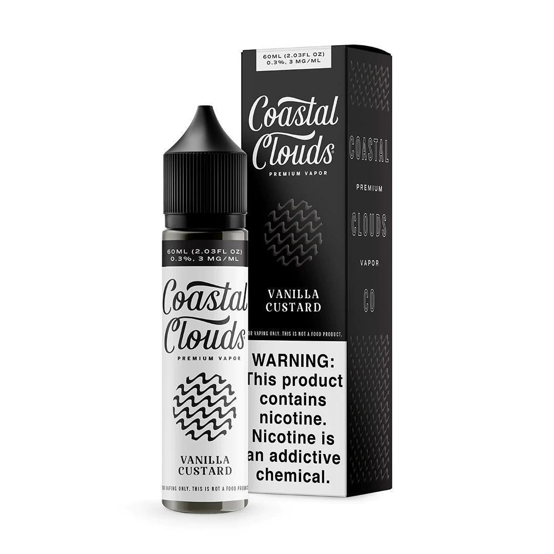 Vanilla Custard Coastal Clouds 60ml E-Liquid Packaging