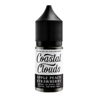 Apple Peach Strawberry E-Liquid - Coastal Clouds Salt Nic 30ml