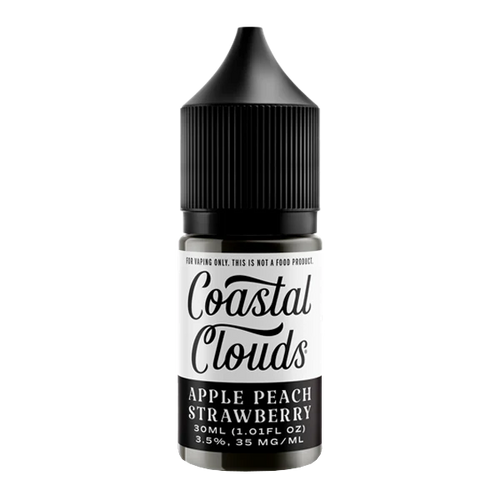 Apple Peach Strawberry - Coastal Clouds Salt Nic 30ml | Online Vape Shop