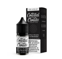 Apple Peach Strawberry Coastal Clouds Salt Nic 30ml E-Liquid Packaging
