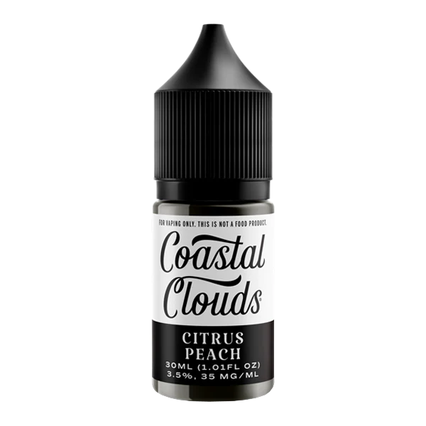 Citrus Peach E-Liquid - Coastal Clouds Salt Nic 30ml
