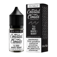 Iced Red White and Berry Coastal Clouds Salt Nic 30ml E-Liquid Packaging