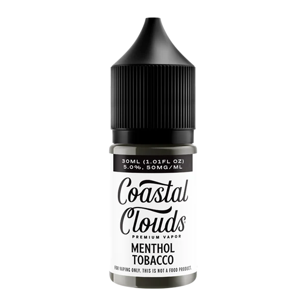 Menthol Tobacco E-Liquid - Coastal Clouds Salt Nic 30ml