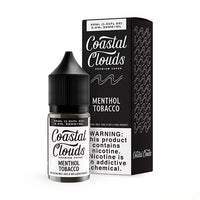 Menthol Tobacco Coastal Clouds Salt Nic 30ml E-Liquid Packaging