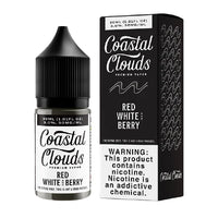 Red White and Berry Coastal Clouds Salt Nic 30ml E-Liquid Packaging