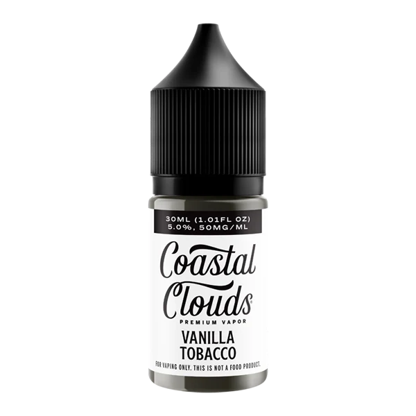 Vanilla Tobacco E-Liquid - Coastal Clouds Salt Nic 30ml