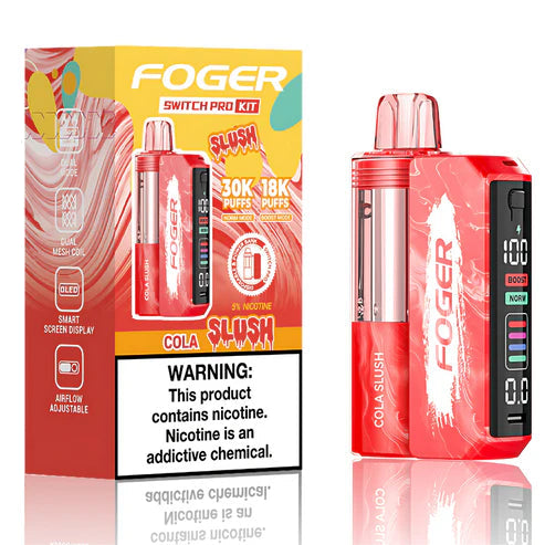 Foger Switch Pro 30K Kit Cola Slush Disposable Vape - Black Coral 