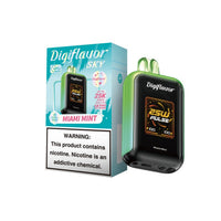 Miami Mint Digiflavor SKY 25K Disposable Vape Packaging 