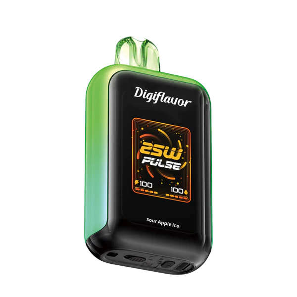 Sour Apple Ice Disposable Vape - Digiflavor SKY 25K 