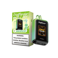 Sour Apple Ice Digiflavor SKY 25K Disposable Vape Packaging 
