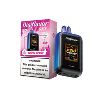 Triple Berry Digiflavor SKY 25K Disposable Vape Packaging 