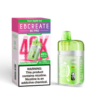 Sour Apple Ice EBCREATE BC Pro 40K Disposable Vape Packaging 