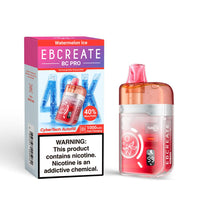 Watermelon Ice EBCREATE BC Pro 40K Disposable Vape Packaging 