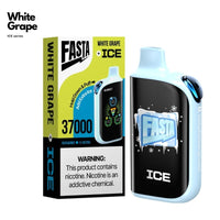 White Grape FASTA Burrst 37000 Disposable Vape Packaging 