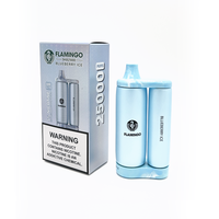 Blueberry Ice Flamingo SKB25000 disposable vape packaging