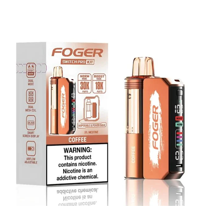 Coffee Foger Switch Pro 30K Kit disposabel vape packaging 