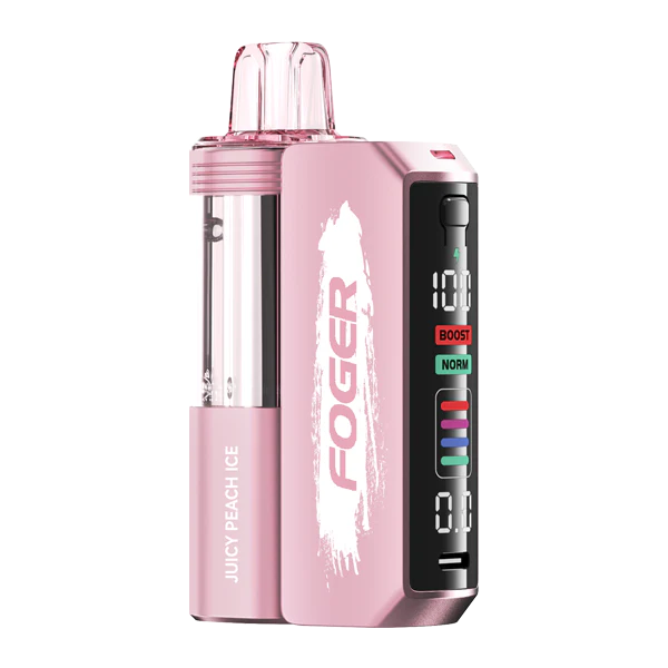 Juicy Peach Ice Disposable Vape - Foger Switch Pro 30K Kit 