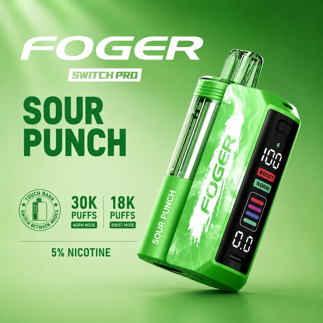 Sour Punch - Foger Switch Pro 30K Kit Disposable Vape