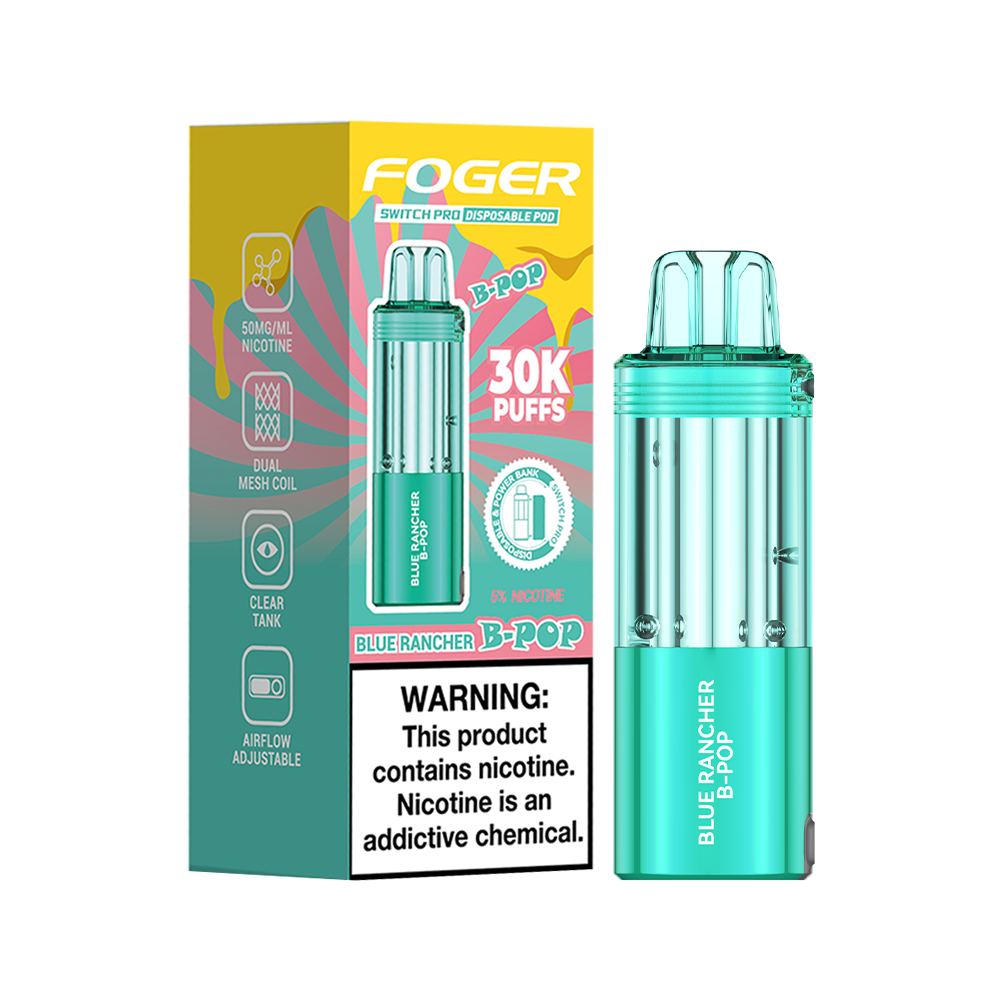 Fogged Vape Flavors Foger Switch Pro Kit(5 Pack)  USvapewholesale Mr Fog  Nova 36000 Disposable Vape - Flavored eCigs Online Ziip Stock