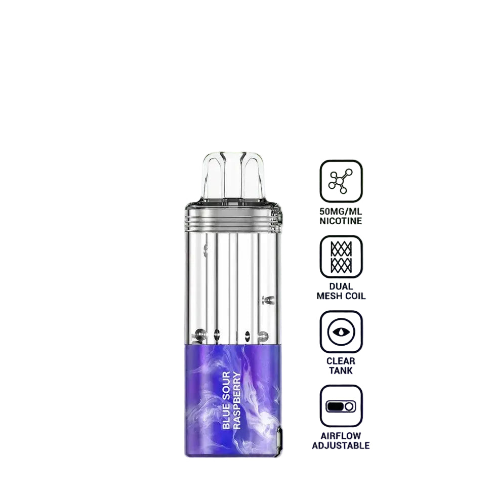 Blue Sour Raspberry Disposable Vape - Foger Switch Pro 30K Pod