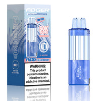 Frozen Blueberry Foger Switch Pro 30K Pod disposable vape packaging 