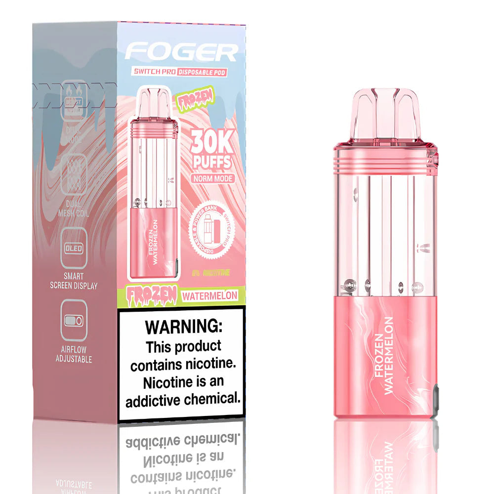 Frozen Watermelon - Foger Switch Pro 30K Pod | Online Vape Shop Frozen Watermelon - Foger Switch Pro 30K Pod | Online Vape Shop