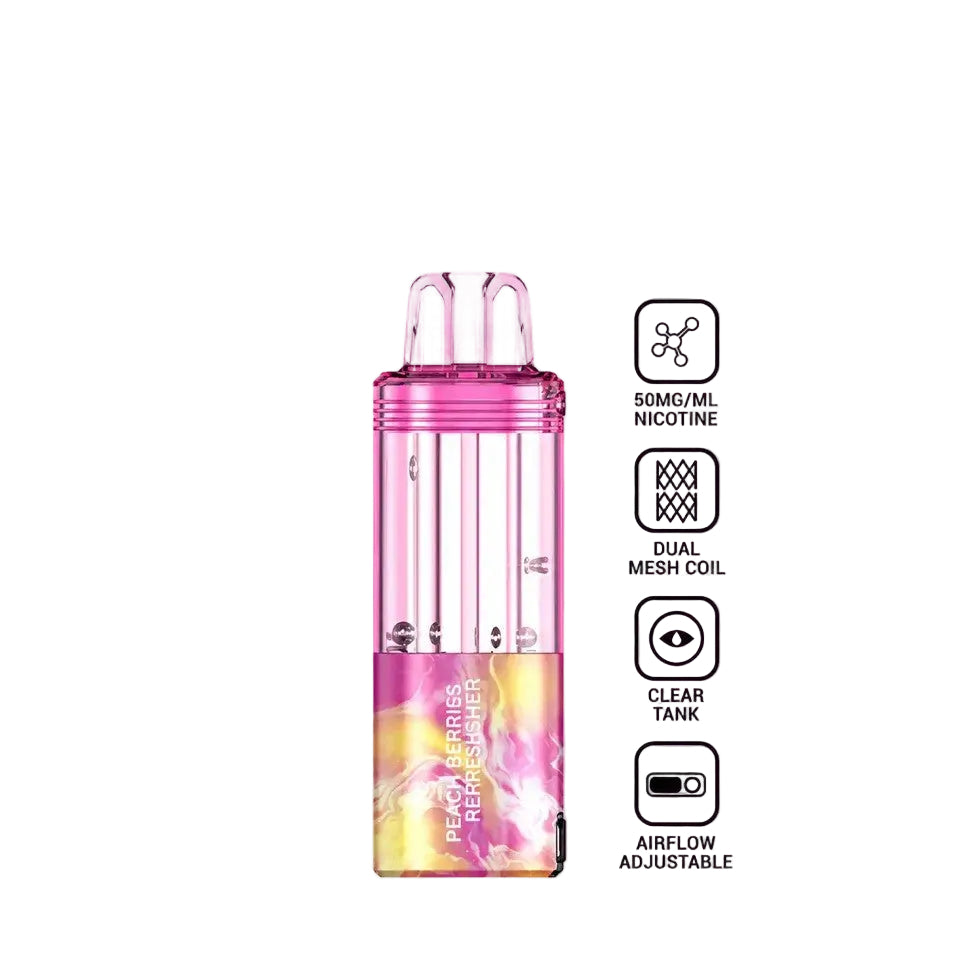 Peach Berries Refresher Disposable Vape - Foger Switch Pro 30K Pod