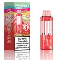 Red Velvet Cupcake Foger Switch Pro 30K Pod disposable vape packaging