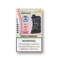 Frozen Strawberry (Ice Adjust) Geak Nexx 40K disposable vape packaging