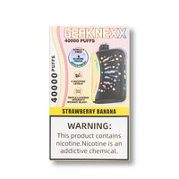 Strawberry Banana Geak Nexx 40K disposable vape packaging