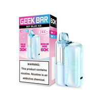 Sky Blue Ice Geek Bar Mate 60K Kit Disposable Vape Packaging