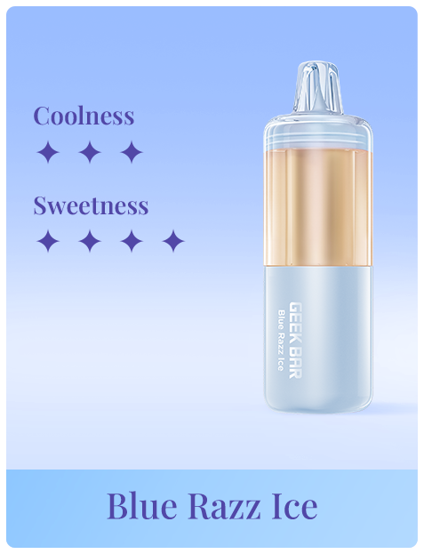 Blue Razz Ice Disposable Vape - Geek Bar Mate 60K Pod