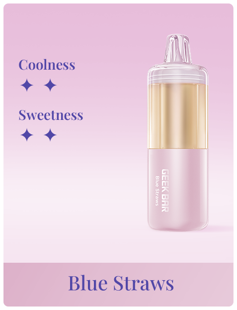 Blue Straws Disposable Vape - Geek Bar Mate 60K Pod