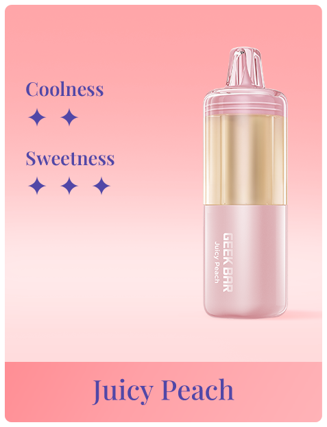 Juicy Peach Disposable Vape - Geek Bar Mate 60K Pod