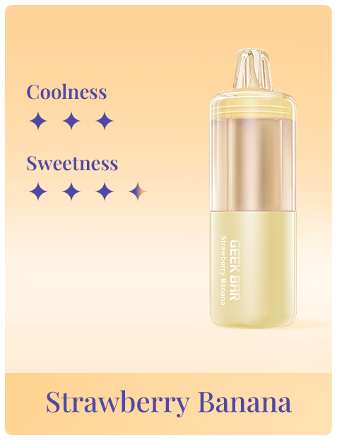 Strawberry Banana Disposable Vape - Geek Bar Mate 60K Pod