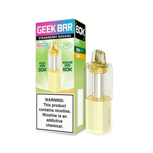 Strawberry Banana - Geek Bar Mate 60K Pod | Online Vape Shop