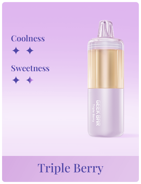 Triple Berry Disposable Vape - Geek Bar Mate 60K Pod