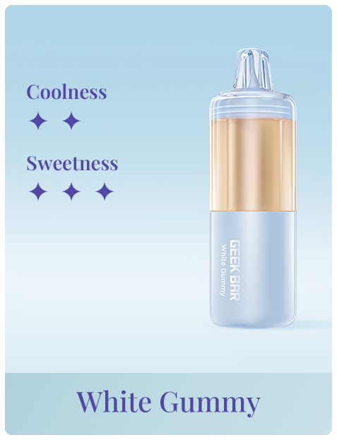 White Gummy Disposable Vape - Geek Bar Mate 60K Pod