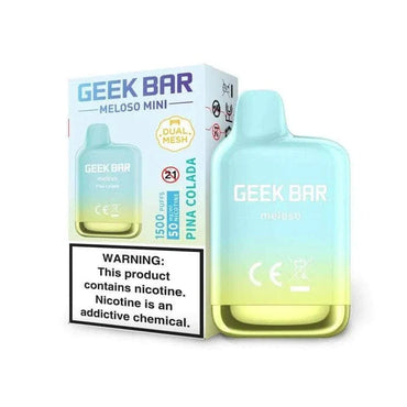 Pina Colada Geek Bar Meloso Mini 1500 Disposable Vape Packaging 