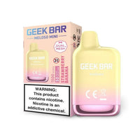 Strawberry Banana Geek Bar Meloso Mini 1500 Disposable Vape Packaging 