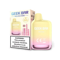 Strawberry Mango Geek Bar Meloso Mini 1500 Disposable Vape Packaging 