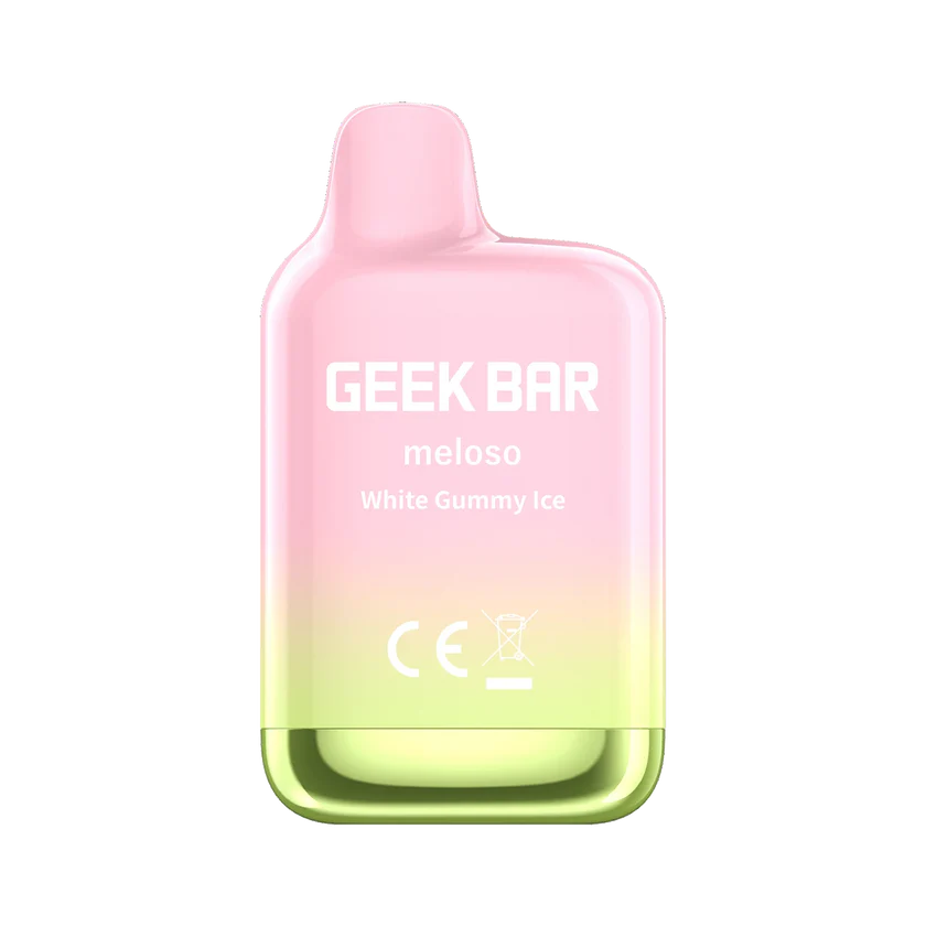 White Gummy Ice Disposable Vape - Geek Bar Meloso Mini 1500 