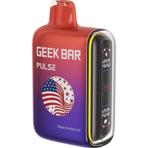 Watermelon Ice - Geek Bar Pulse 15000 Patriot Edition | Online Vape Shop