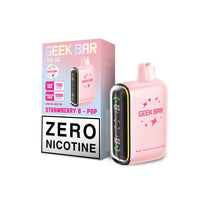 Strawberry B-Pop (Zero Nicotine)Geek Bar Pulse 15000|Online Vape Shop