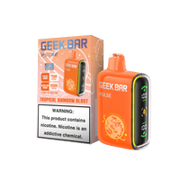Tropical Rainbow Blast Geek Bar Pulse 15000 Disposable Vape packaging