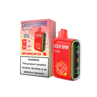 Watermelon Ice Geek Bar Pulse 15000 Disposable Vape packaging