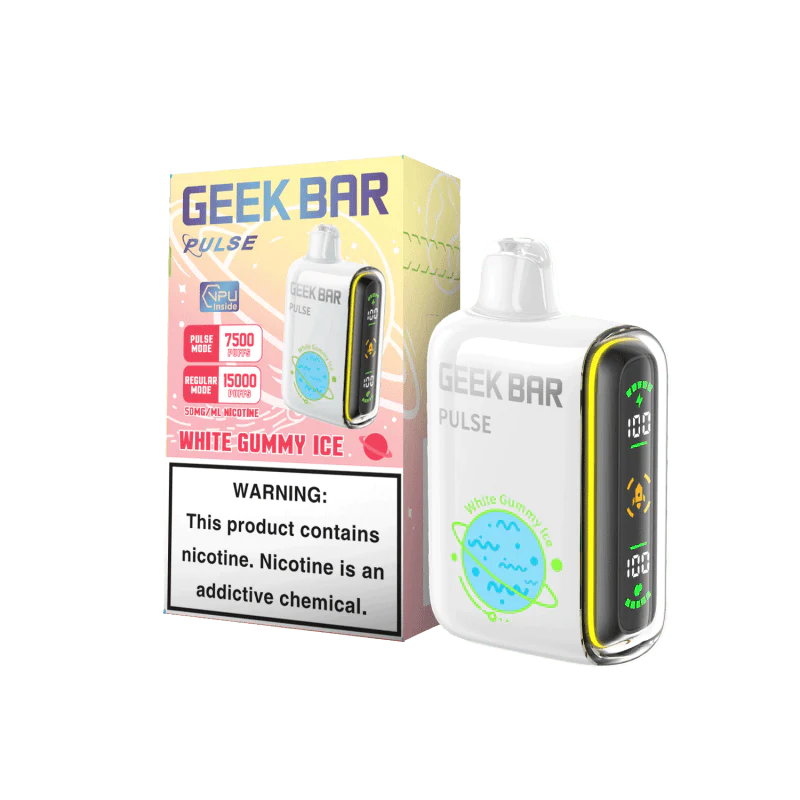elf bar vape uk White Gummy Ice - Geek Bar Pulse 15000