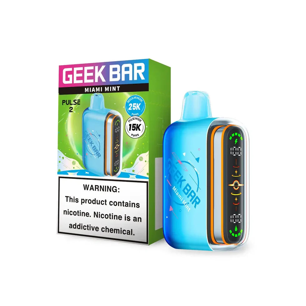 Miami Mint Disposable Vape - Geek Bar Pulse 2 25K