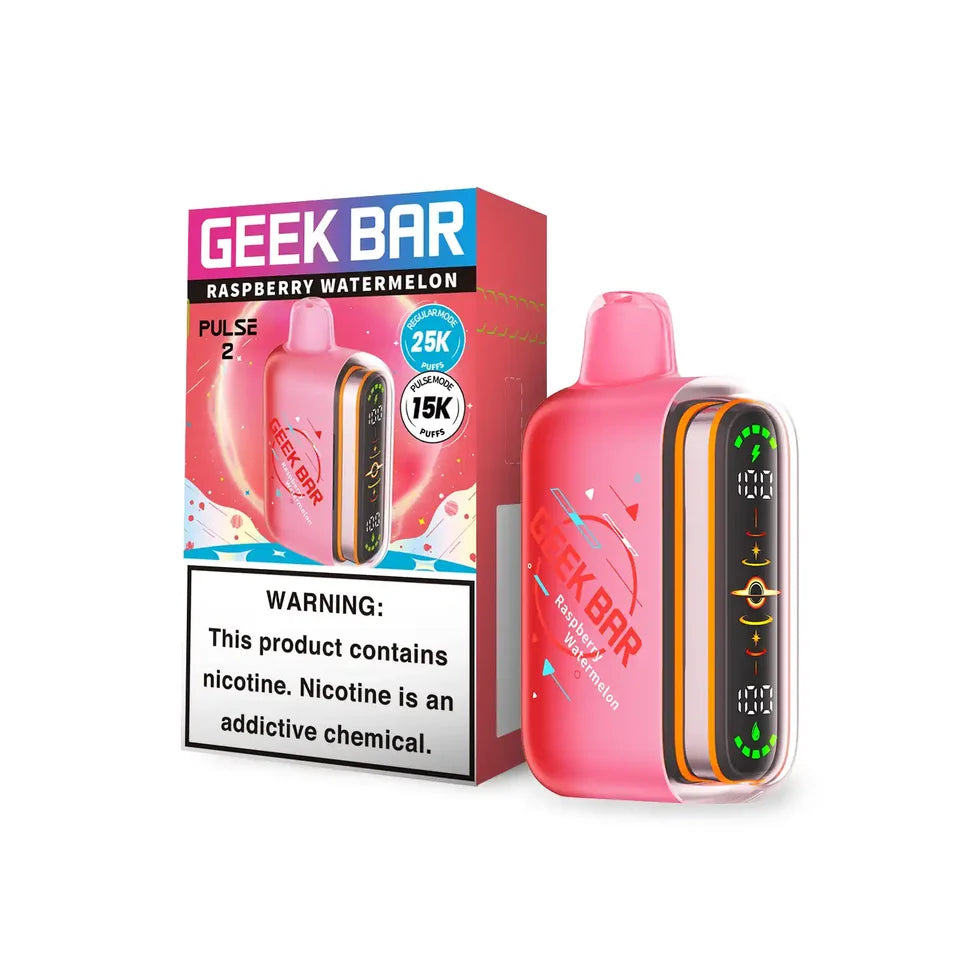 Raspberry Watermelon Disposable Vape - Geek Bar Pulse 2 25K