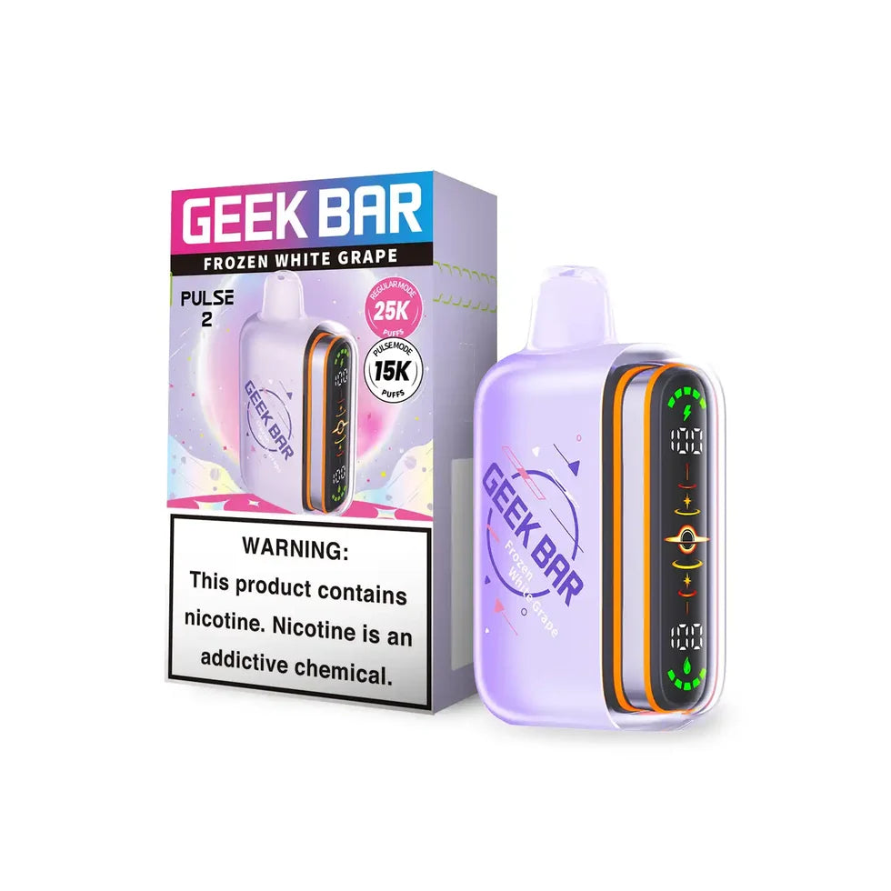 Frozen White Grape Disposable Vape - Geek Bar Pulse 2 25K